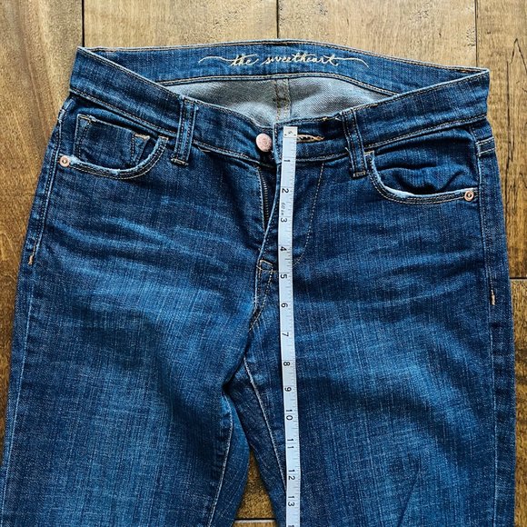 Old Navy The Sweetheart Low Rise Flare Bottom Medium Wash Jeans - Picture 8 of 12